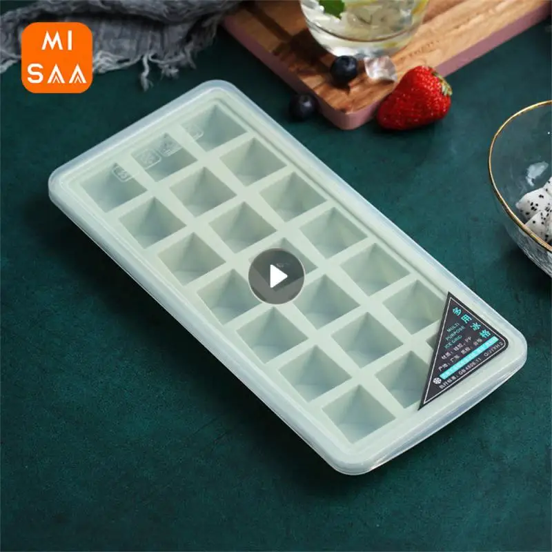 Ice Artifact Grid Design Flexible Material No Peculiar Smell Anti-string Smell Ice Mold Beautiful Appearance