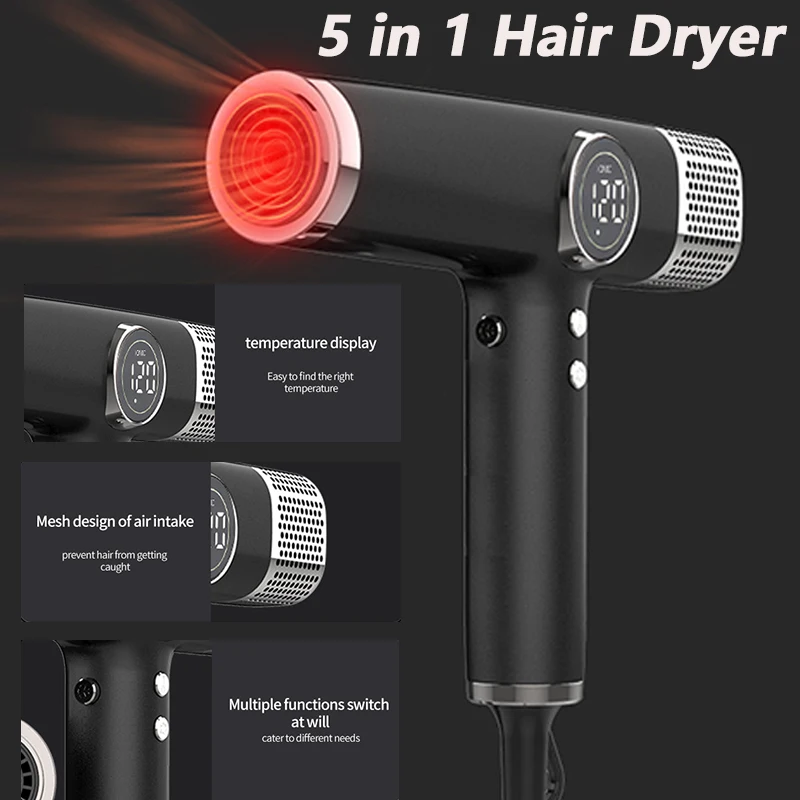 

1800W High Power Brushless Professional Hair Dryer Negative Ion Blower High Speed Salon Home Blower Appliance Hair Care Tools