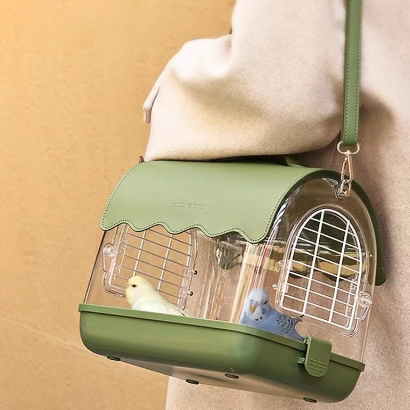 

Simplicity Portable Parrot Bird Cages Budgie Canary Decoration Bird Cages Quail Breeding Jaula Pajaro Birds Supplies WZ50BC