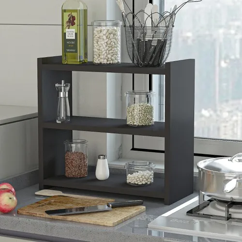 Lily Black Countertop Multi New Fashion Shelf