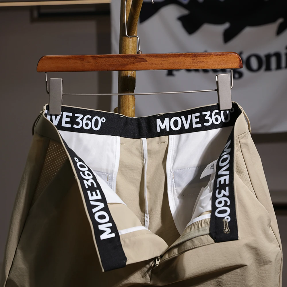 

Легкие дышащие уличные мужские брюки серии для гольфа MOVE360 Повседневная длина пять четвертей Faionable Urban Sle