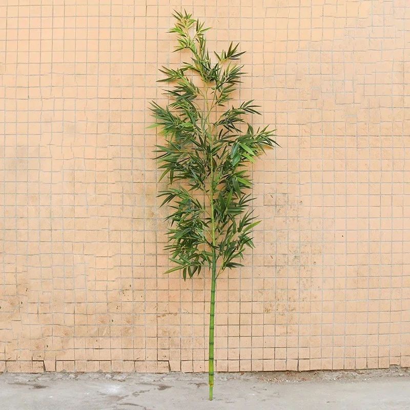 Simulation bamboo decoration Encrypted PE bamboo Interior office partition Screen landscaping Flame retardant plastic Artificial