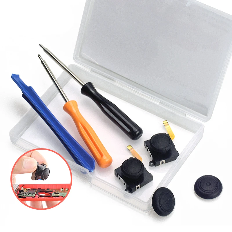 Replacement 3D Analog Joystick Thumb Stick For Nintendo Switch Joy Con Controller Sensor Module Potentiometer Repair Tool