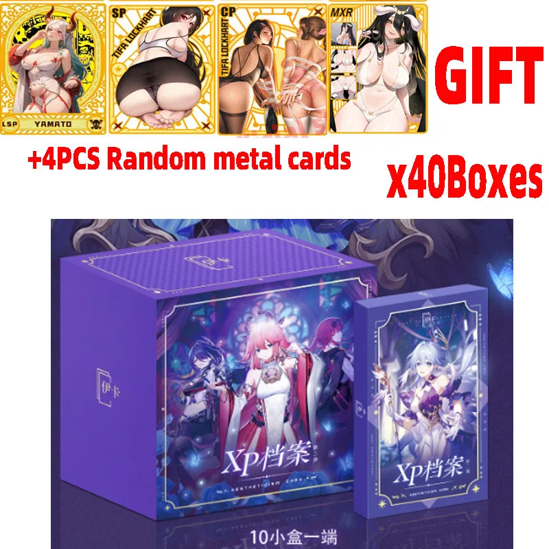 

Wholesale Original Case 40boxes Goddess Story Cards Ika XP Archives 2 Cards Girl Party Swimsuit Bikini Feast Booster Box Gift