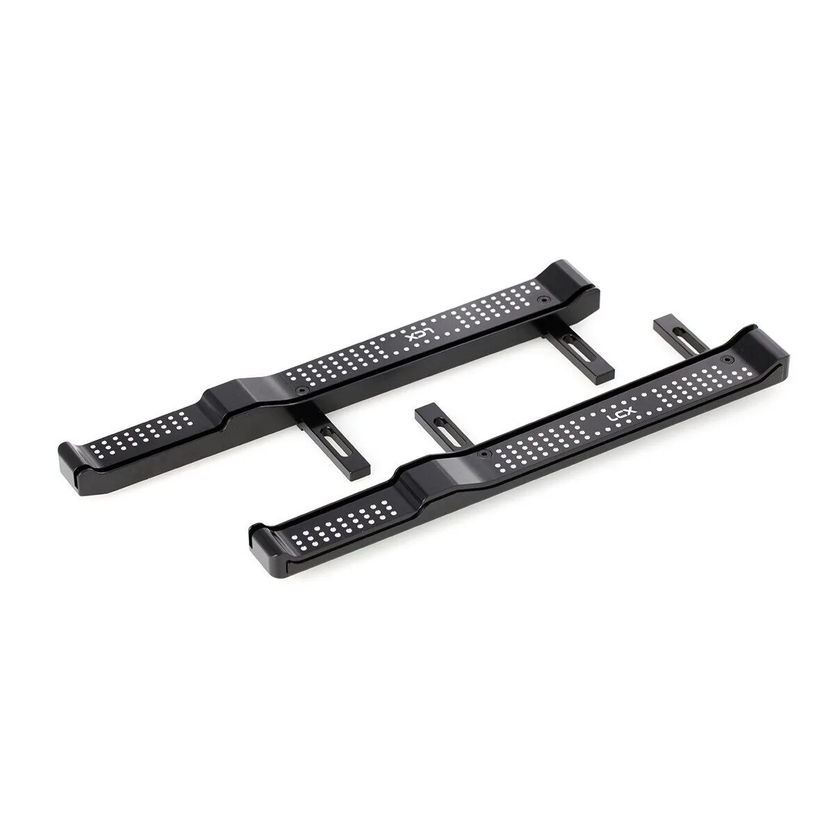 LCX Racing 1/6 RC Crawler Car CNC Aluminum Rock Sliders Side Step Running Board for Axial SCX6 Upgrades Parts Accessories