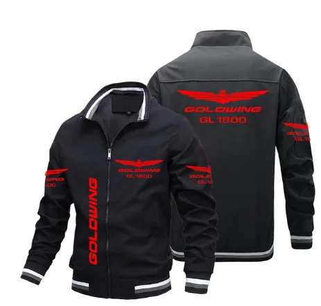 

Новинка, Мужская мотоциклетная куртка GOLDWING GL1800, мужская повседневная модная спортивная куртка с логотипом мотоцикла