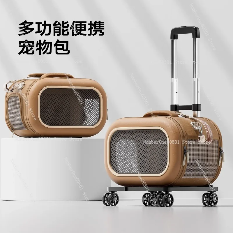 Pet Carrier for Cats Portable Space Capsule Design Ventilated Shoulder Strap Travel Vet Visit