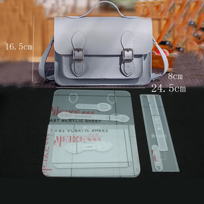 Cambridge bag messenger bag crossbody bag sample acrylic version DIY handmade leather version drawing design