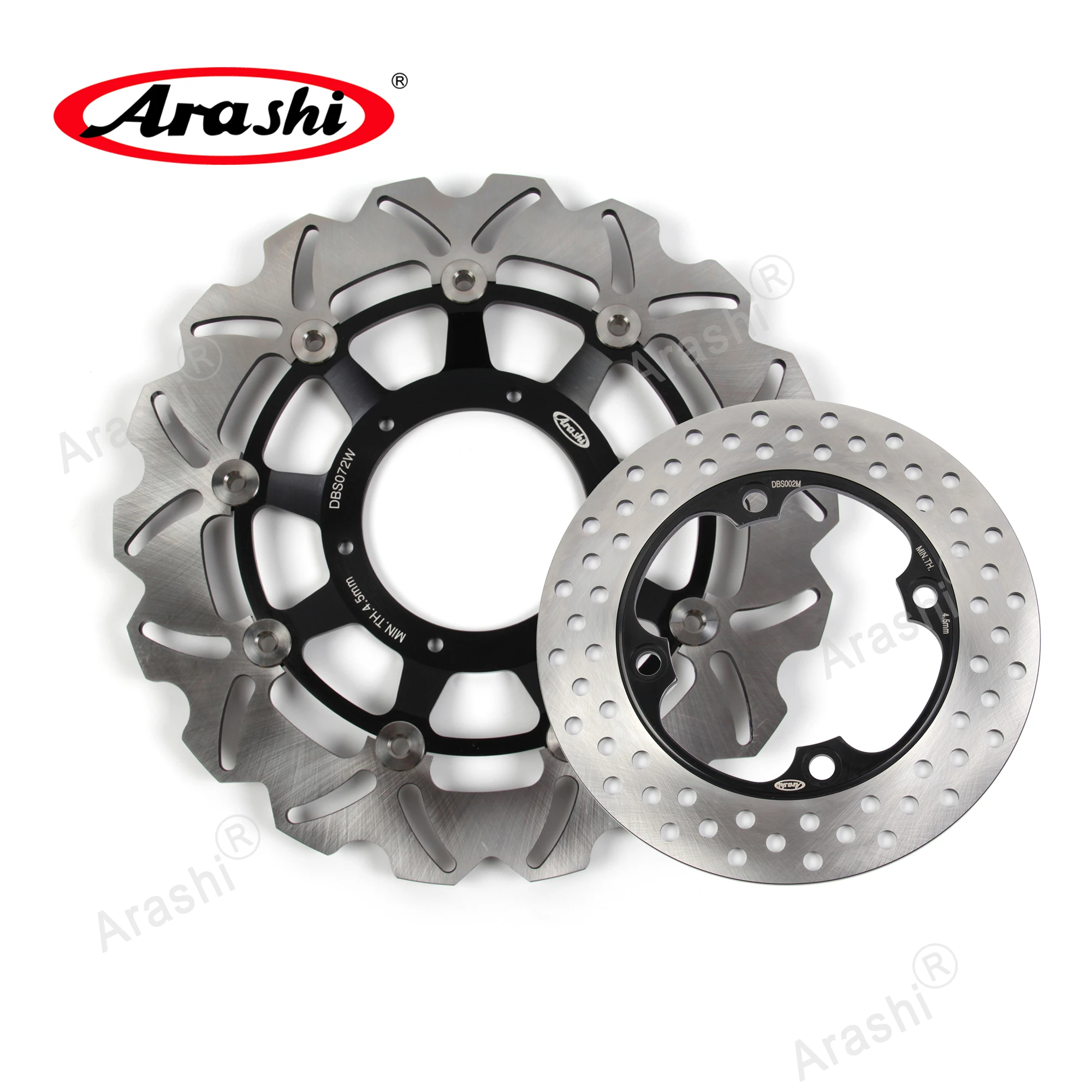 Arashi 1 Set CNC Full Floating Front Rear Brake Disc Rotor Disk For HONDA CBR250R CBR 250 R CBR250 R 2011 2012 2013 Motorcycle 