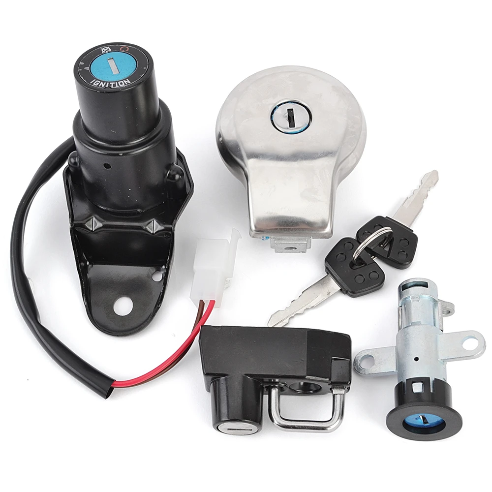 Fuel Gas Cap Seat Lock Key Ignition Switch For Yamaha XV 400 XV400 Virago 1991 1992 1993 1994