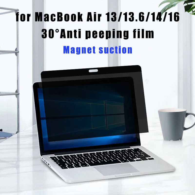 for Apple MacBook Air 13.6 2022 Pro 13 Screen Protectors Film for Air 13 Removable Magnetic Laptop Privacy Filter