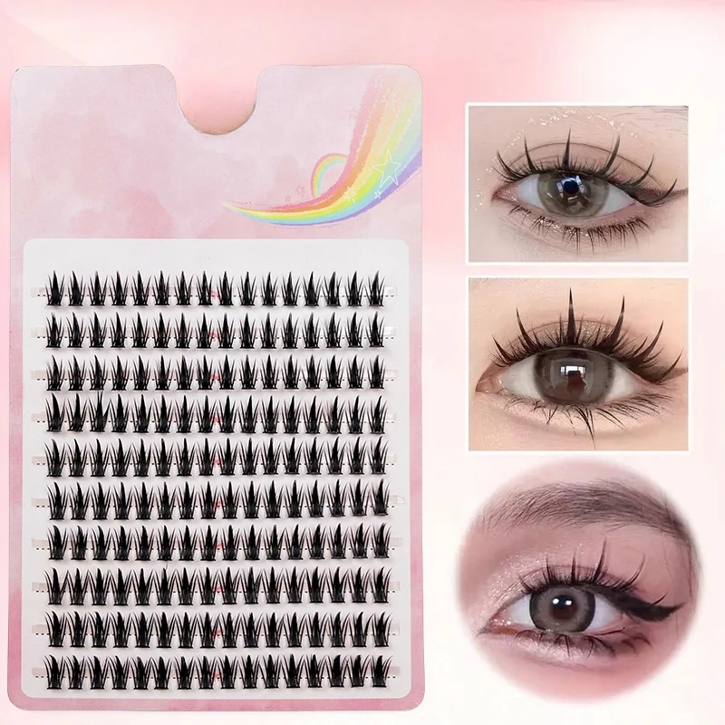 10 sztuk mieszanych sztucznych rzęs, naturalne wzory podkreślające oczy, uniwersalne do codziennych stylizacji makijażu