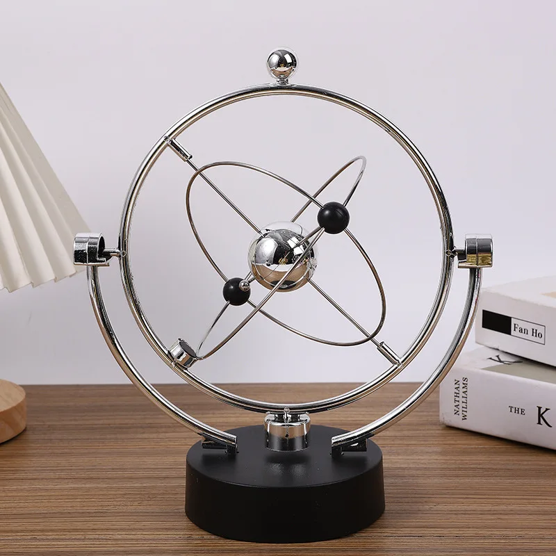 Newton Pendulum with Perpetual Motion - Physics Toy for Home & Office Desk (Science Decoration Gift Idea)
