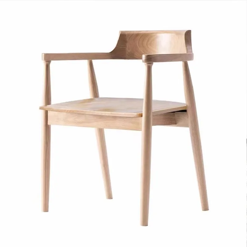 

Расслабляющие деревянные обеденные стулья в скандинавском стиле: эргономичный современный дизайн, минимализм, мебель для дома и офиса