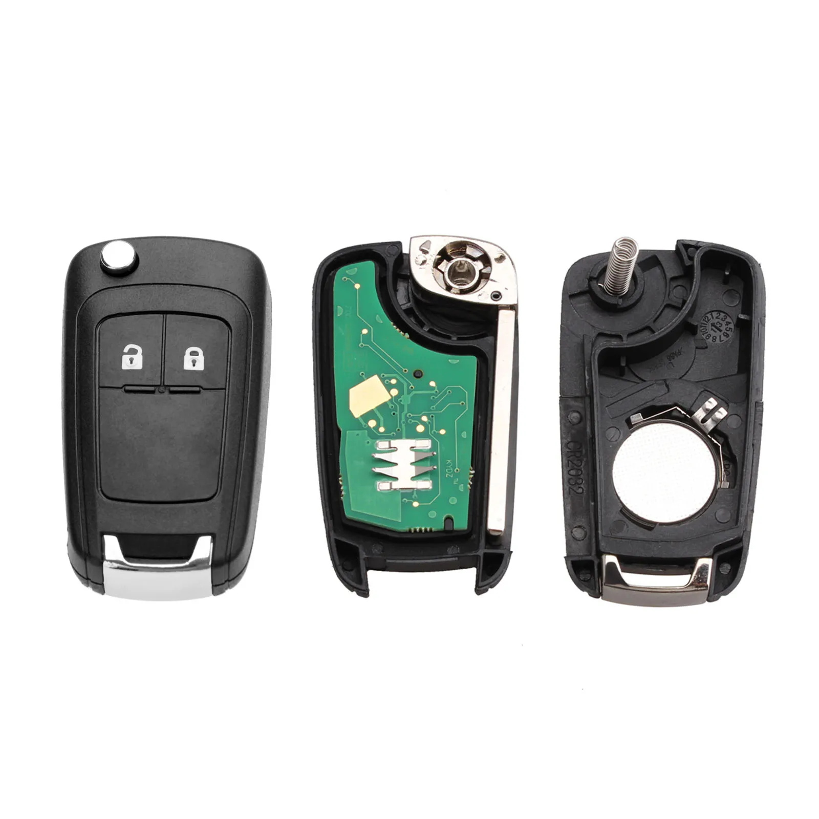 5 wk5007 9 Smart Remote Control Key Fob 2 pulsanti 433MHz ID46/PCF7941 Chip HU100 per Opel Astra J Corsa E Insignia Zafira C 2009-15