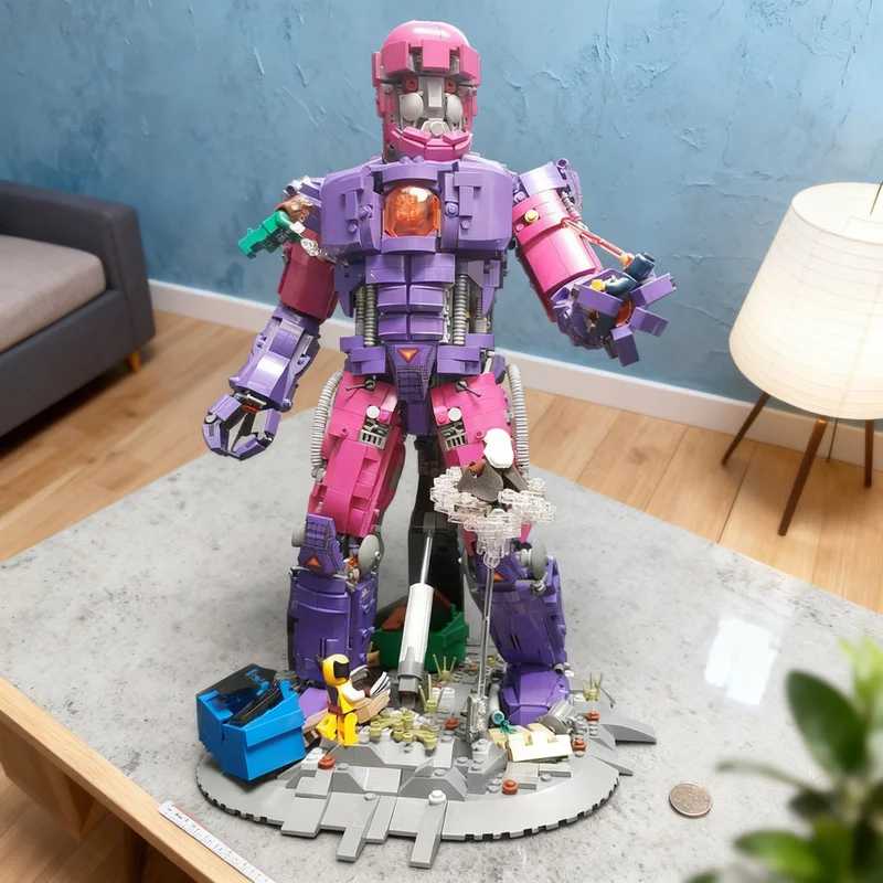 2507pcs MOC Super Heroes Marvelled X Men X Men Sentinel Model Building Blocks Construction Toys Christmas Gift Idea DIY Brick