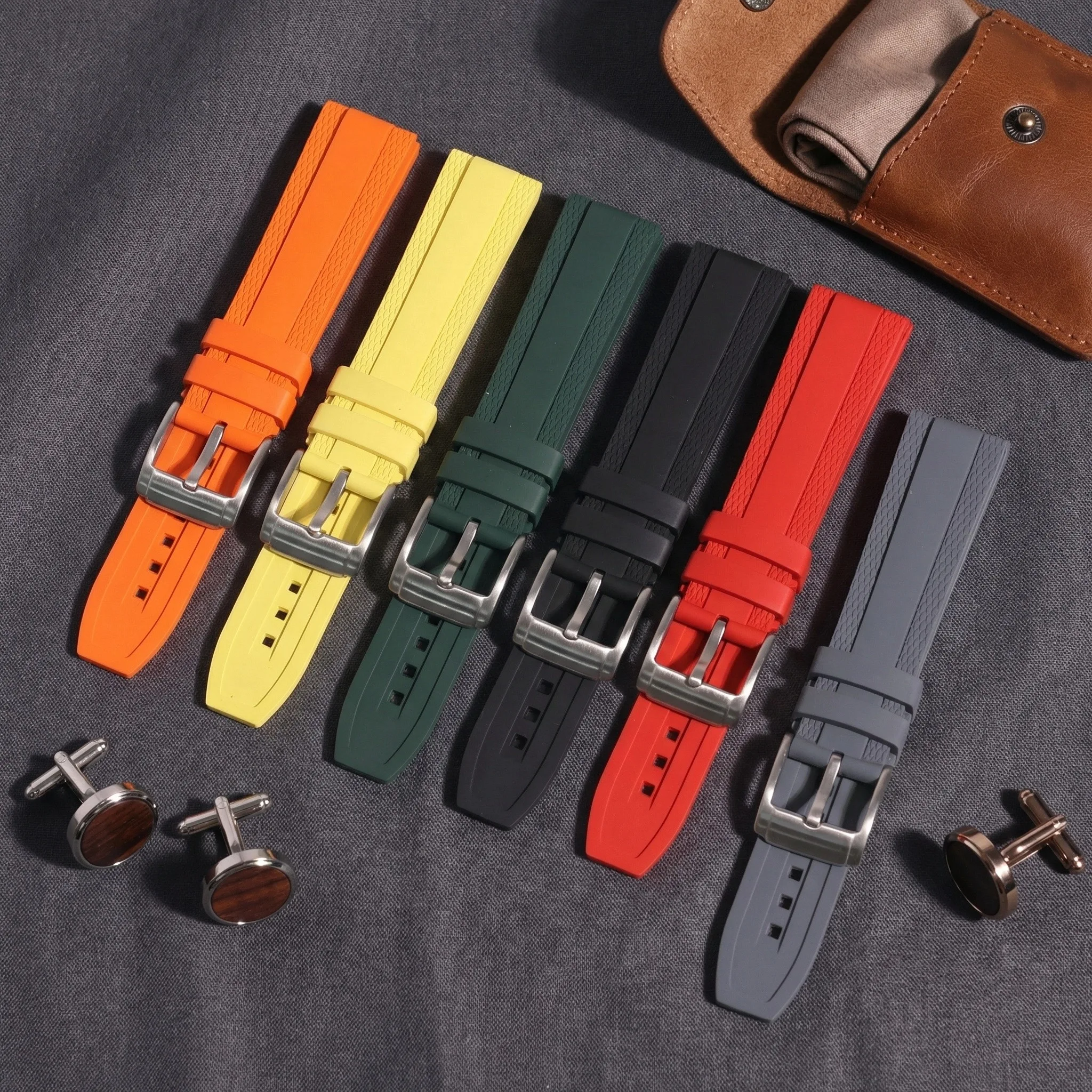 

Universal FKM Watch Strap For Breitling New Super Ocean Avenger Replace Men Sport Waterproof Watch Band Bracelet 20mm 22mm