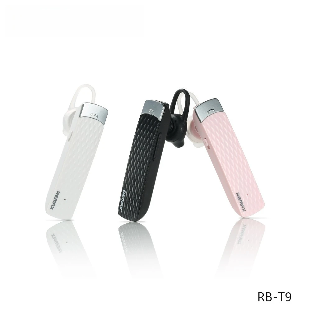 

New Black Remax T9 Bluetooth Earphone Wireless 4.1 Headset Dual-phone Connection Noise Reduction HD for Call Sports Earphones
