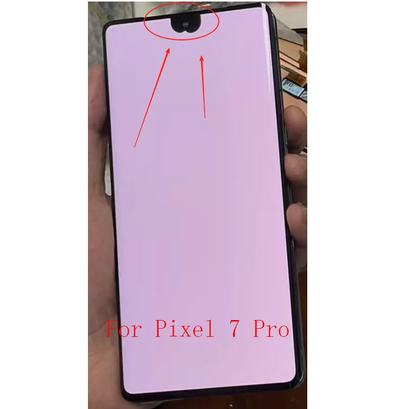 Для Google Pixel 7 Pro Оригинальный AMOLED GP4BC, GE2AE: Дисплей, сенсорный экран, модуль в сборе для ремонта и замены
