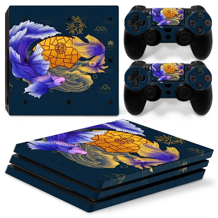 factory outlet Classical pattern  Sticker Skin Cover Decals Wrap for PS4 PRO Support drawing customization