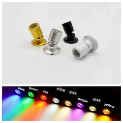 Mini LED Cabinet Spot Light 1W 3W 110V 220V Downlight DC12V Jewelry Show Include Led Driver Surface Mounted Ceiling Light Lamp
