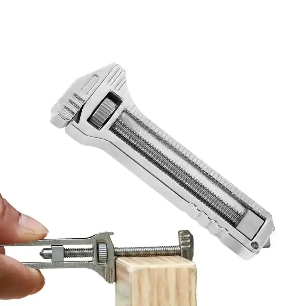 Mini Wear Resistant Compact Wrench Efficient Measurement Locator Multitool Wrench Versatile All-in-1 Bottle Opener Spanner