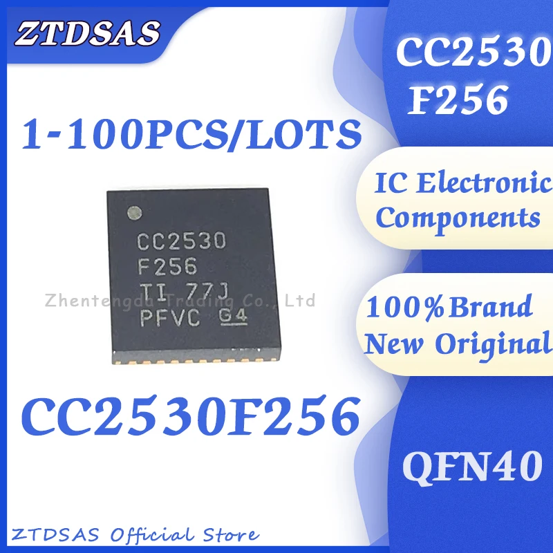 

1-100pcs New original CC2530F256RHAR CC2530F256 IC MCU QFN40