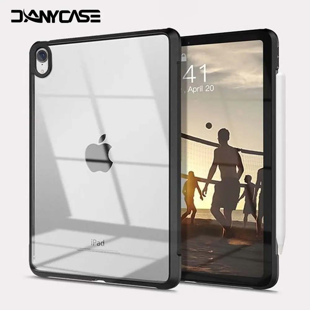 

For iPad mini 6 7 Case 10.2 9/8/7th Generation 9.7 5/6th Air 4/5 10.9 10.5 Pro 11 2022 10th 10.9 Silicon Transparent Cover Funda