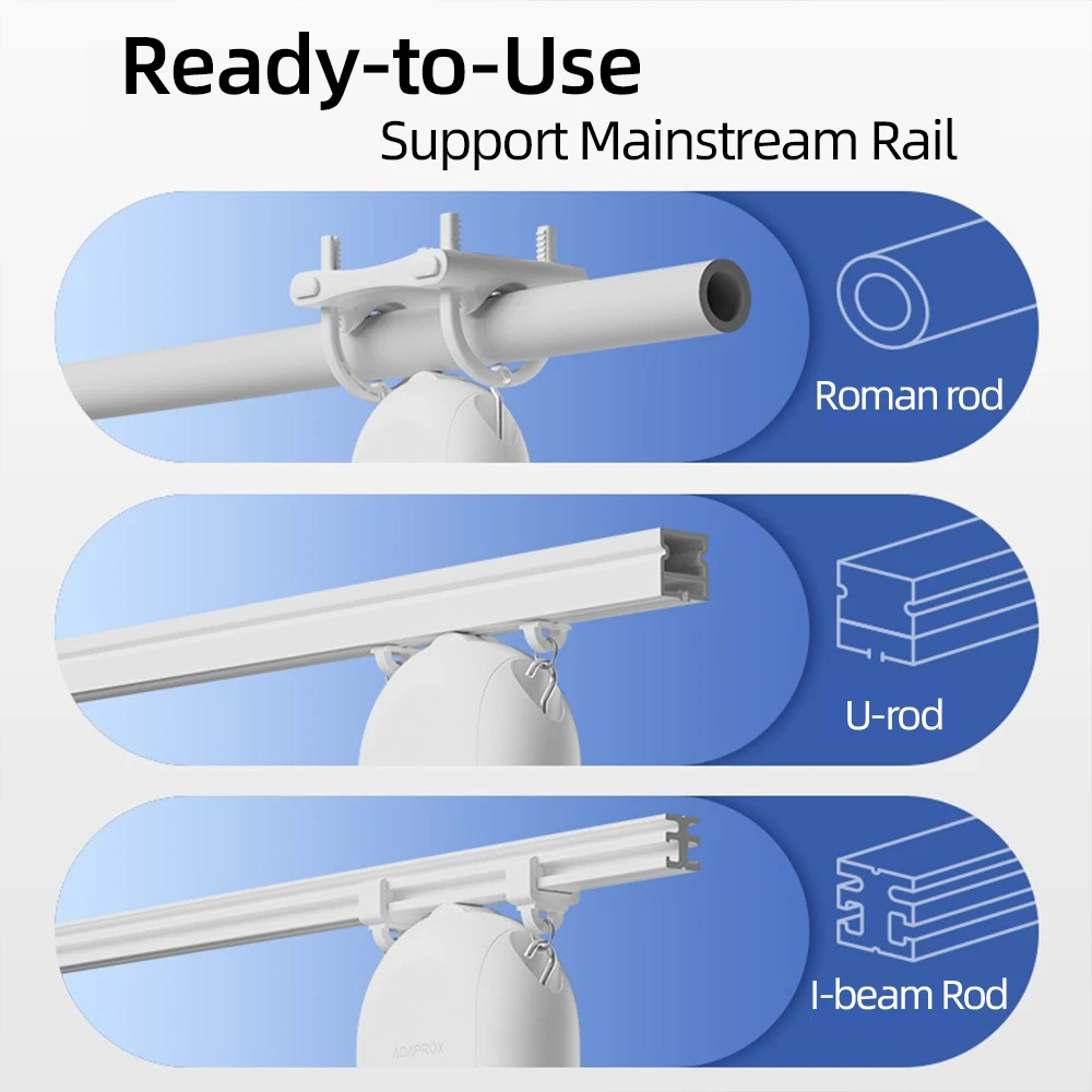 Tuya Electric Curtain Motor 3rd Generation Home Assistant Automation Drive Roller Curtains Shutter Blind Motorized Blinds