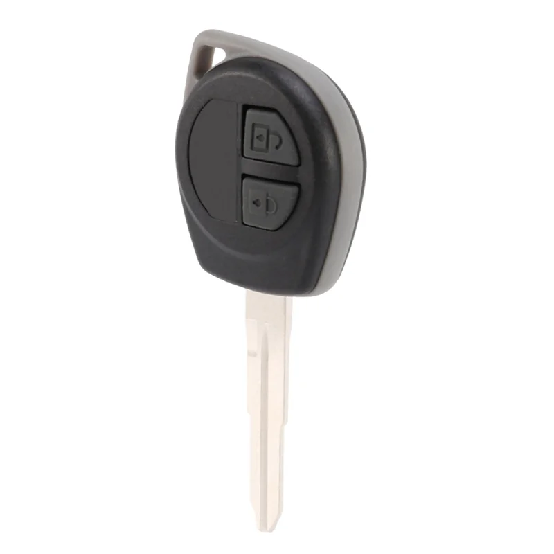 A48P-2X 2-Button Uncut Remote Key FOB Case For SUZUKI IGNIS ALTO SX4 VAUXHALL AGILA Black