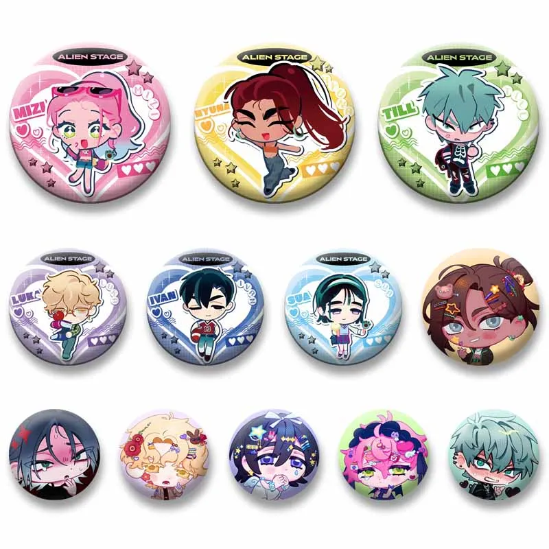 Hyuna Ivan Sua Mizi Luka Till Cartoon-Brosche Anime-Rollenspiel-Abzeichen Anstecknadeln für Rucksack Kleidung Accessoires Schmuck Geschenke – Detail 1