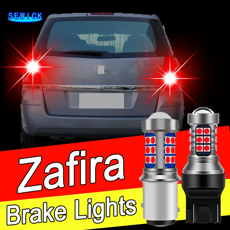 Accessori per lampadine freno 2 pezzi LED per Opel Zafira A B 1995-2015 2003 2004 2005 2006 2007 2008 2009 2010 2011 2012 2013 2014