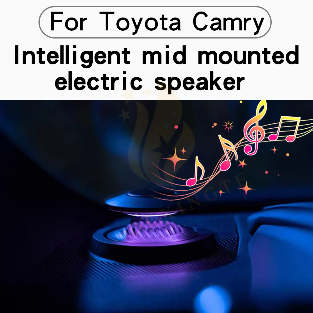 For Toyota Camry RAV4 Highlander Corolla Crown Land Cruiser Prado Levin CHR Suspension lifting center speaker with ambient light