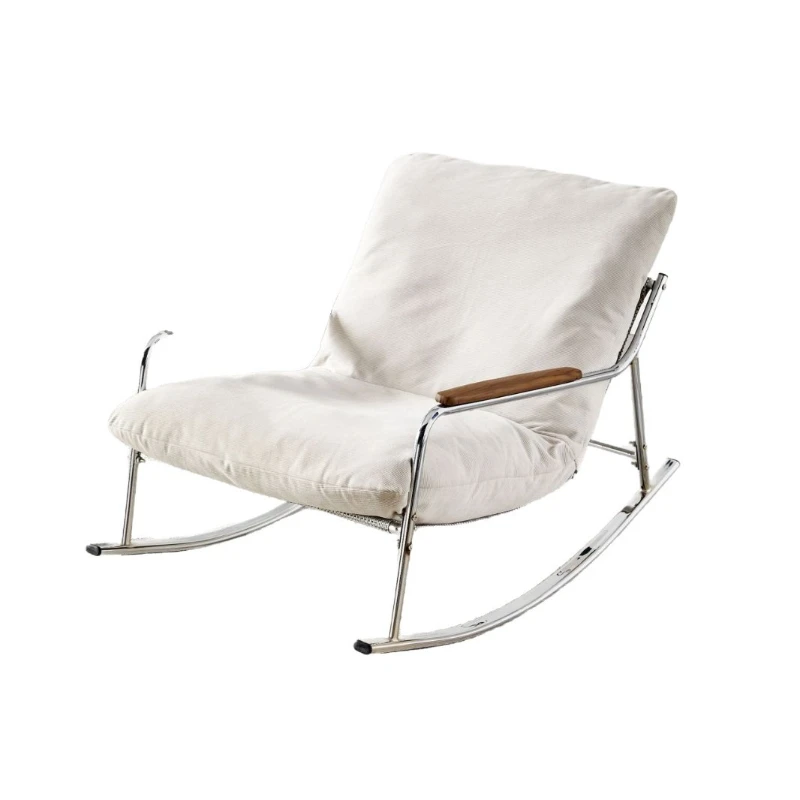 

New home balcony casual lazy rocking chair can lie down and sit in the living room single lunch break lazy sofa chair