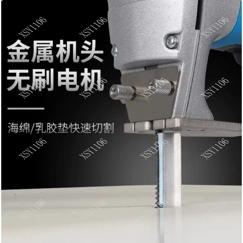 Handheld Electric Sponge Saw 03A 220V Foam Latex Pad Cutting Machine for Home Improvement 15-30CM Size