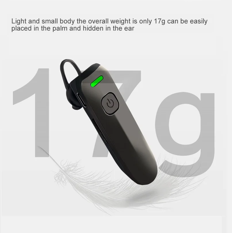 KSUT-V30 Mini Ear Hook Walkie Talkie 2 Pieces With Earpiece Headset Wireless Communication Radios For Outdoor BARS RESTAURANTS