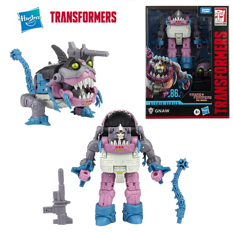 Hasbro Transformers Studio Series SS86 08 Gnaw 13Cm Deluxe Class Anime Original Action Figure Model Toy Birthday Gift Collection