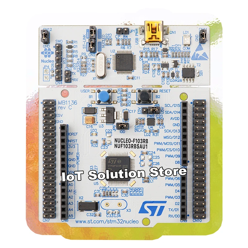 NUCLEO-F103RB Development Board with STM32F103RB MCU Evaluation Boards NUCLEO F103RB