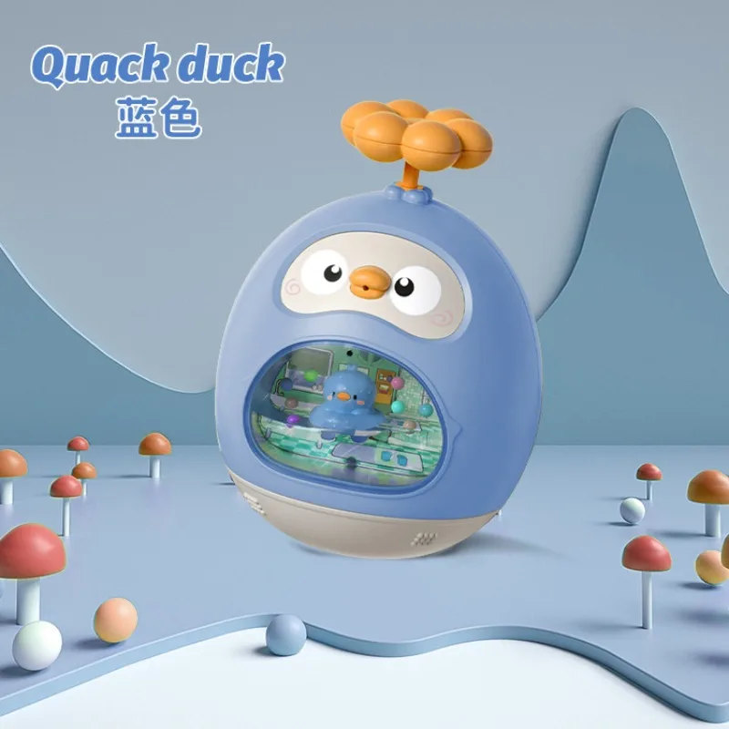 เด็กเป็ดสีเหลือง Tumbler 0-6 เดือนอาบน้ําเด็กเล่นน้ํา Artifact ปริศนาการศึกษาปฐมวัยสําหรับเด็กอายุมากกว่า 1 ปี