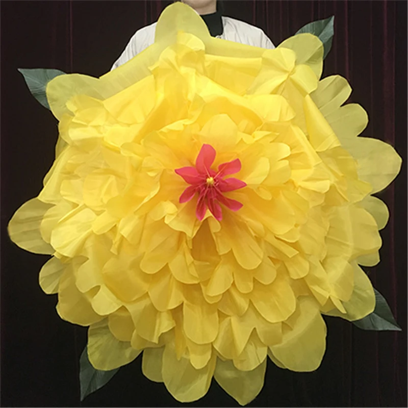 

100cm - Peony Production (Yellow/Red/Blue Color available) Magic Trick Funny Stage Magic Empty Hand Appearing Flower Magie