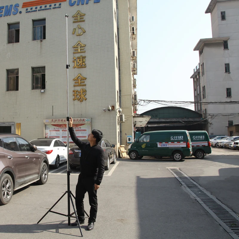 J380 Steel Pipe Photographic Lamp Frame 3.8m Heavy duty stand Weight 6kg Four Sections 38mm Pipe Diameter