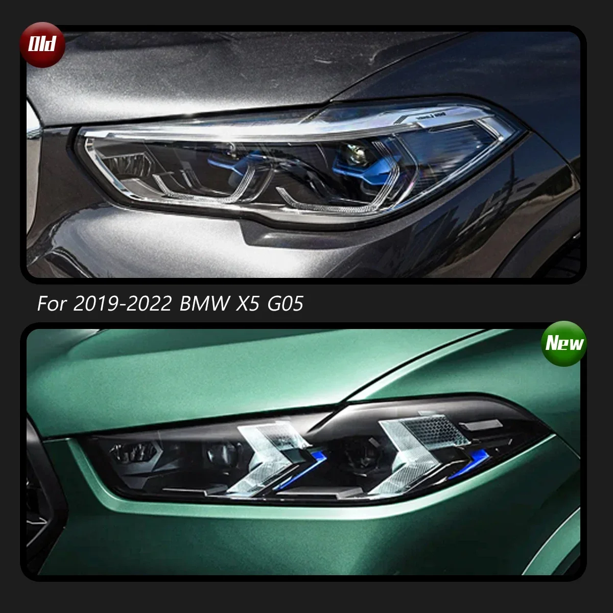 

TYPY Новая светодиодная фара, обновленная, модифицированная для BMW X5 G05, фара 2019-2022, фара с динамическим сигналом, автоаксессуары