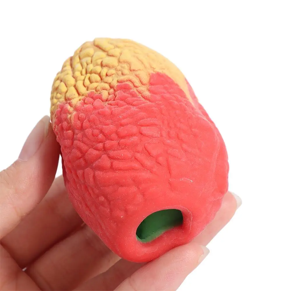 TPR Simulation Flip Dinosaur Eggs Toy Pinch Kneading Interactive Games Flip Dinosaur Egg Model Novelty Flipable