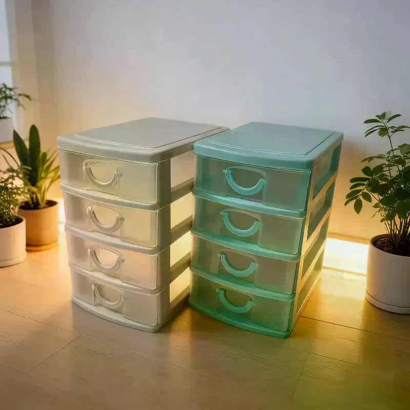 Transparent Earring Organizer Box, 4-Layer Storage