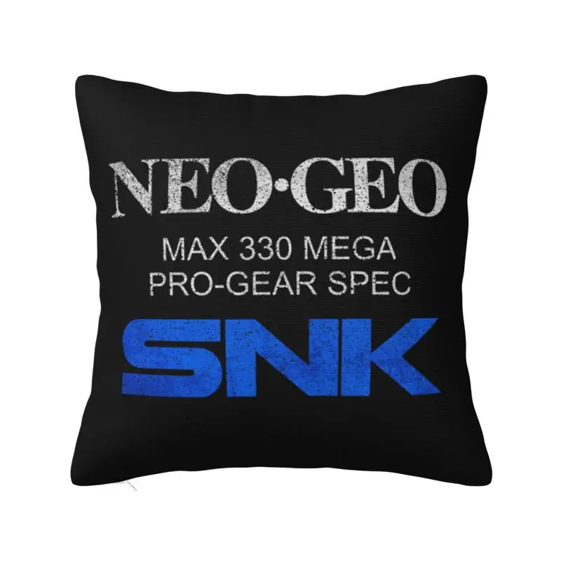 Juego de Arcade Neo Geo Snk funda de cojín 66x66 cm funda de almohada suave de poliéster para decoración de sofá silla ropa de cama funda de almohada