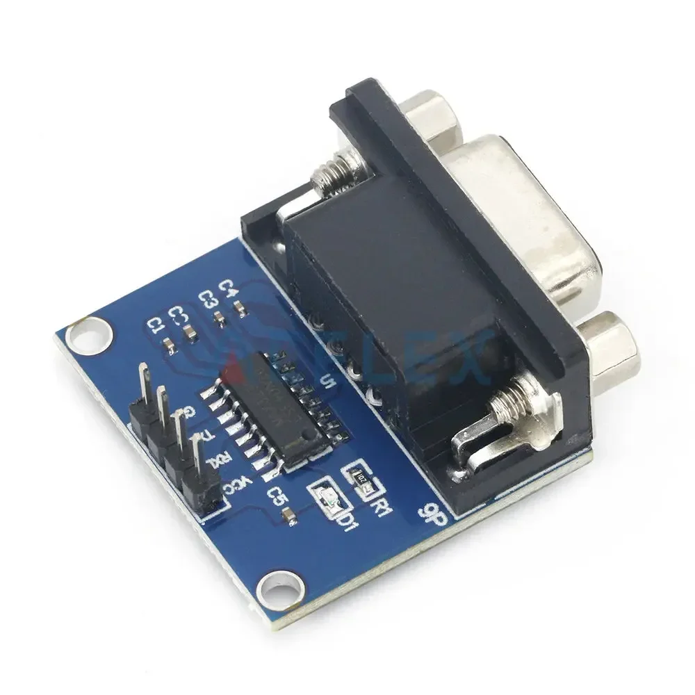 MAX3232 RS232 to TTL Serial Port Converter Module DB9 Connector MAX232 For Arduino