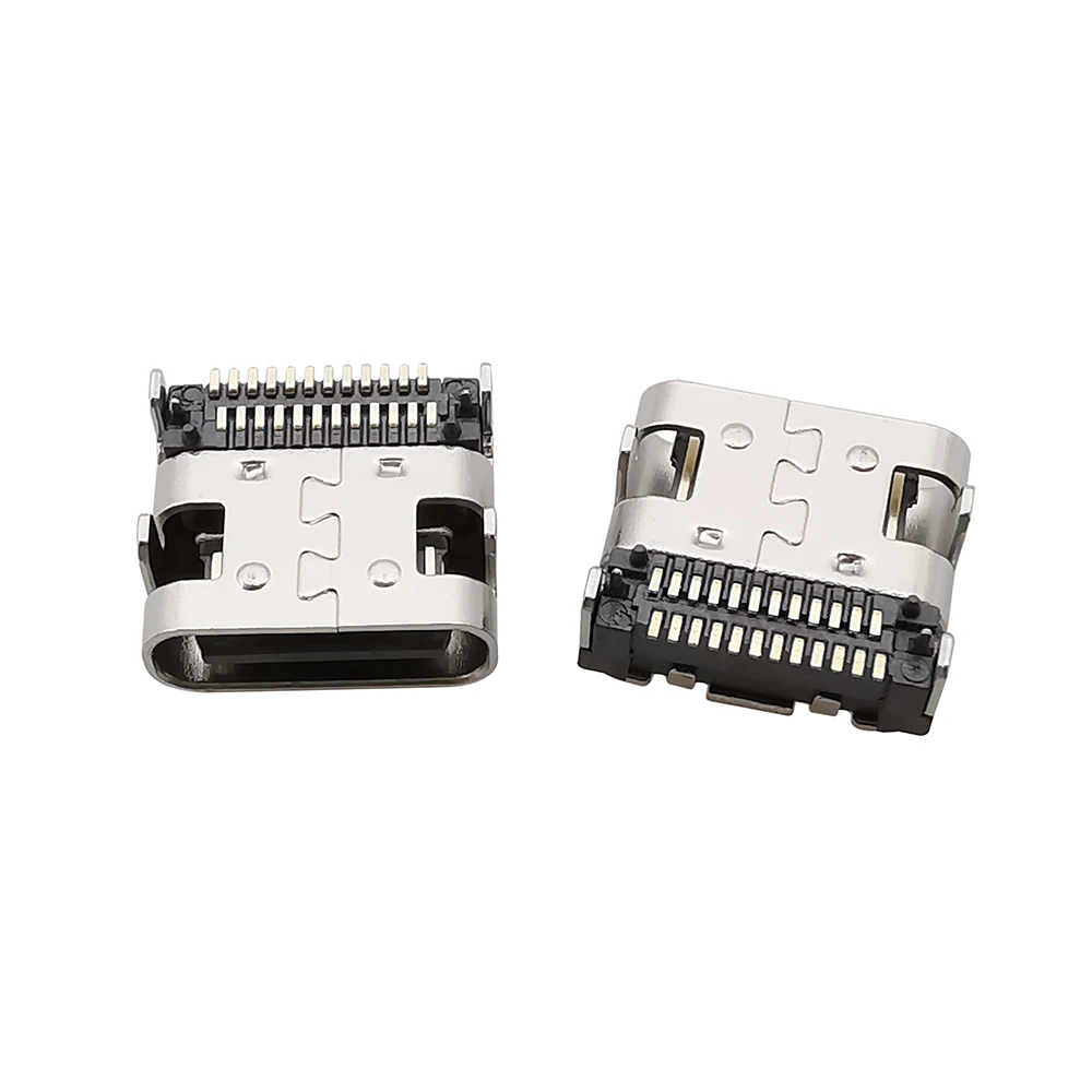 10/20Pcs 24Pin Type-C Female Socket Charging Port Connector PCB Soldering SMD SMT DIY Repair Type C Jack Adapter