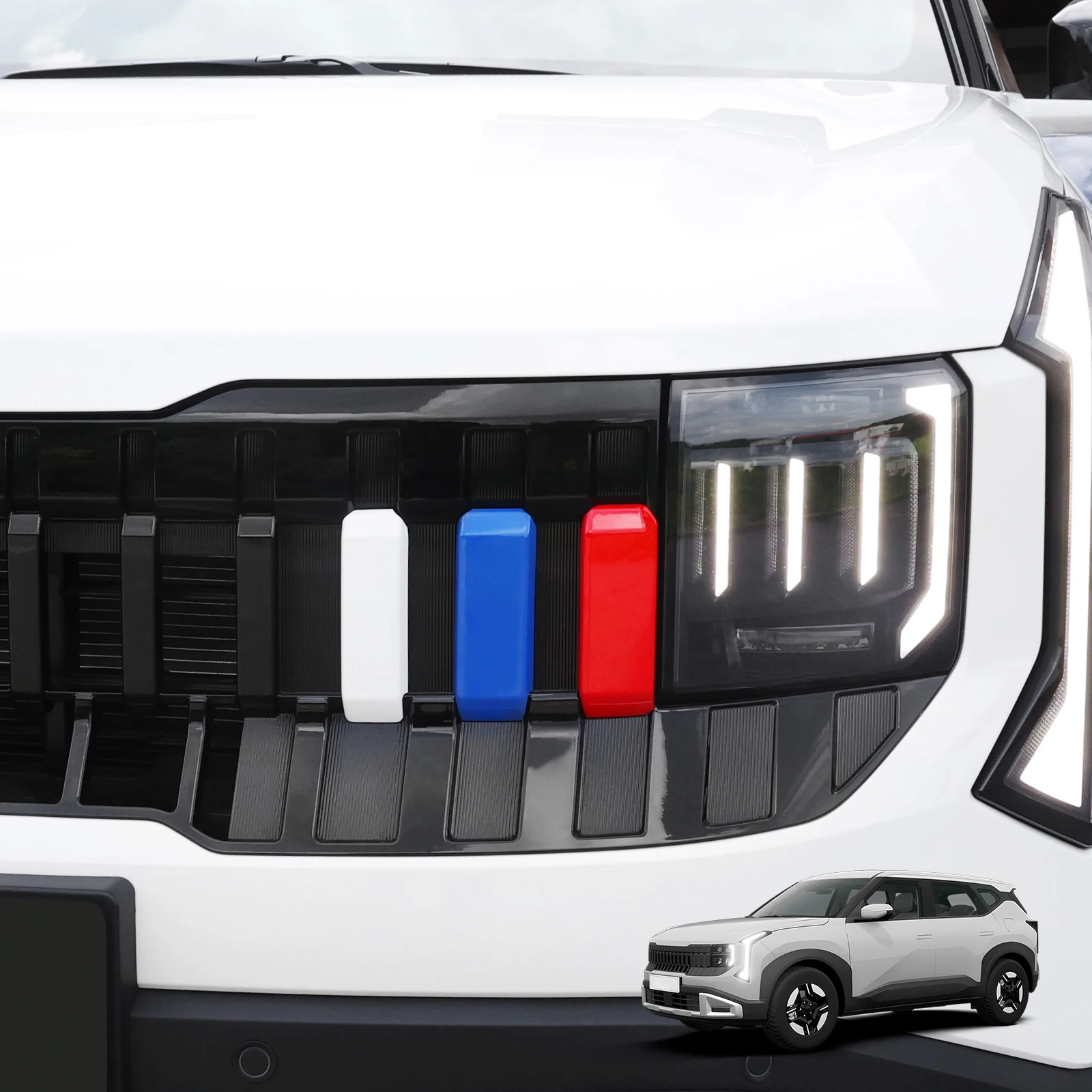 For Kia Seltos SP3 2026‑2027 Front Bumper Grille Buckle Fastener Trim Cover Clips Auto Exterior Styling Accessories