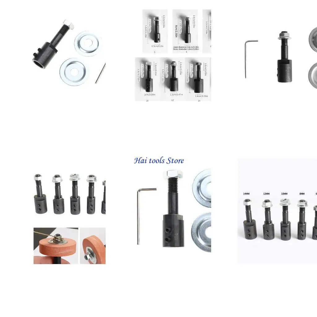 X37E 5/6/8/10mm/12/14/16mm Spindle Adapter For Polishing Machine Accessory Shafts Grinders Wheel Connecting Rod