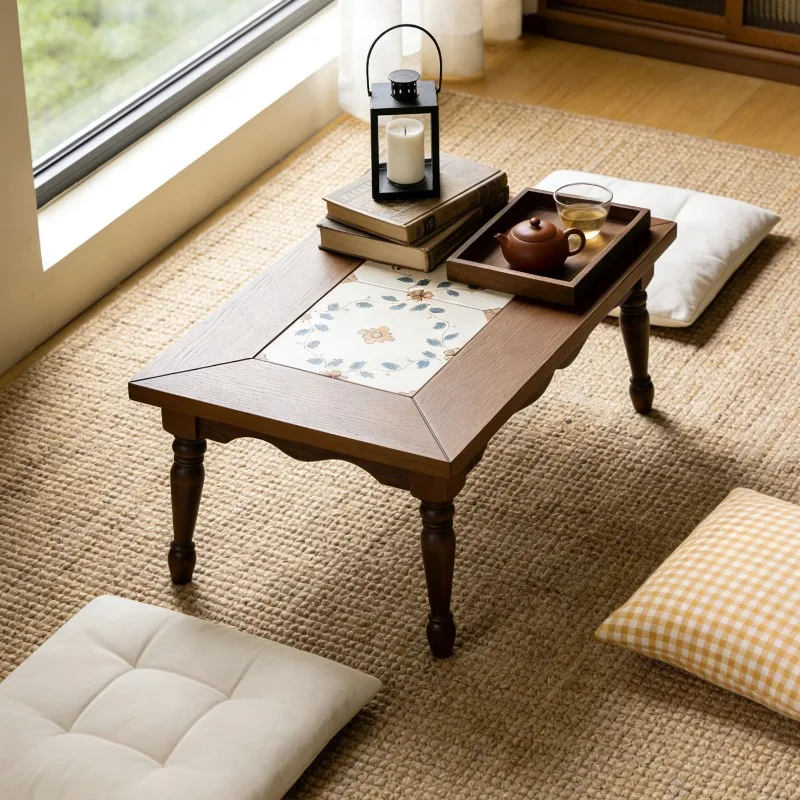 Window sill table bay window leisure small side few household balcony bedroom bedside storage table